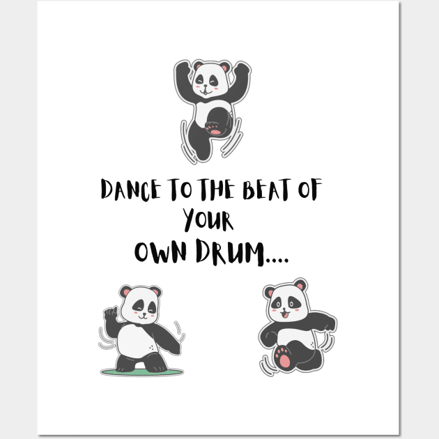 Happy panda Wall Art by PATTERN MAZE